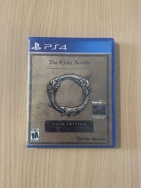 The Elder Scrolls Online Gold Edition PS4 Walmart Exclusive Includes Poster